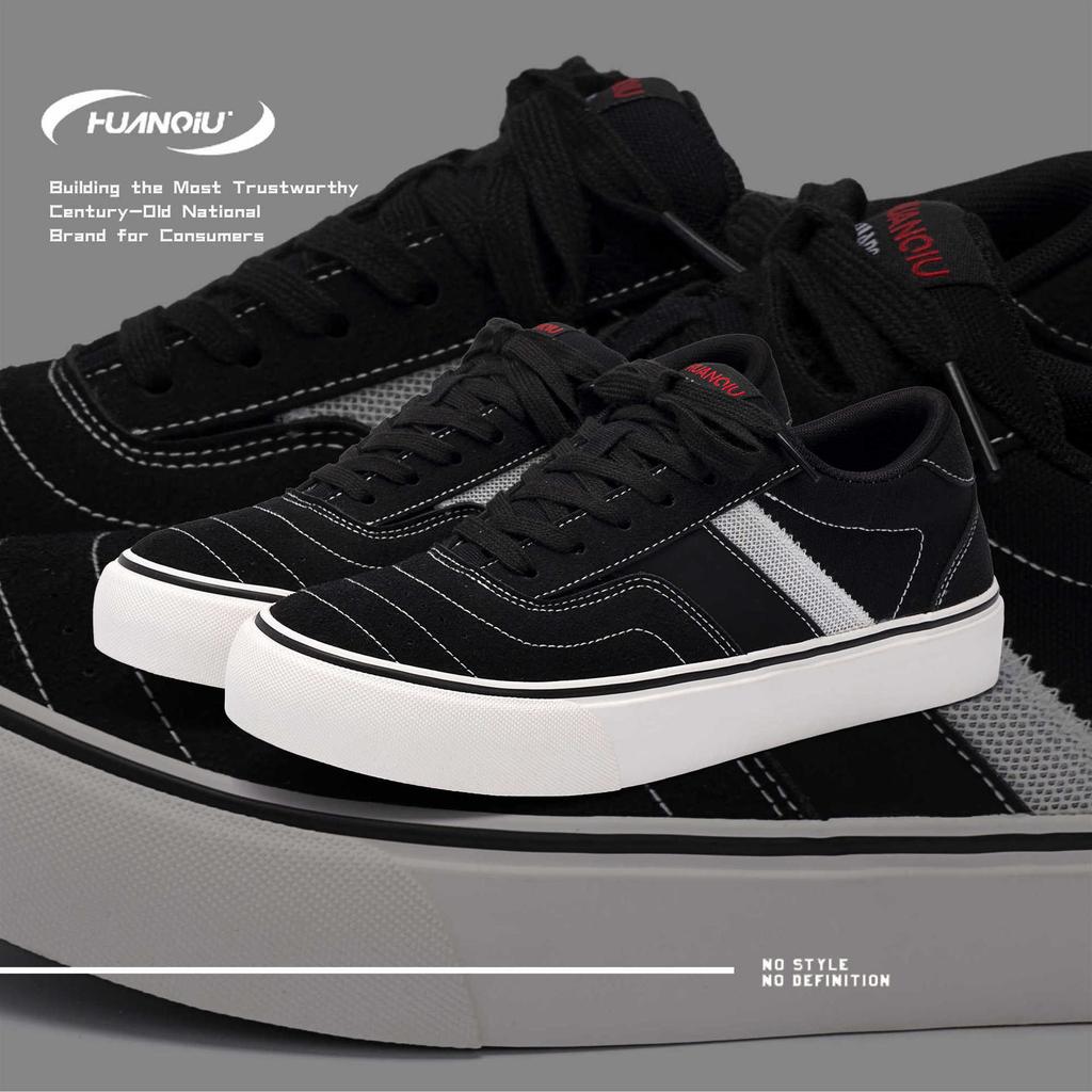 Global Casual Canvas Shoes Men's ZHQ-XA267 Spring Black Men's Shoes Platform-soled Trend Versatile Men's Board Shoes