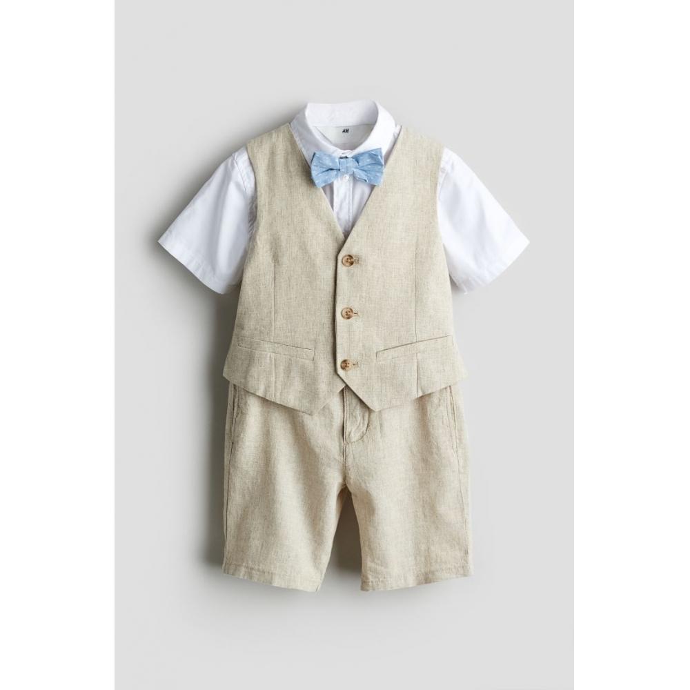 

HM комплект платьев из 4 предметов бежево-белый