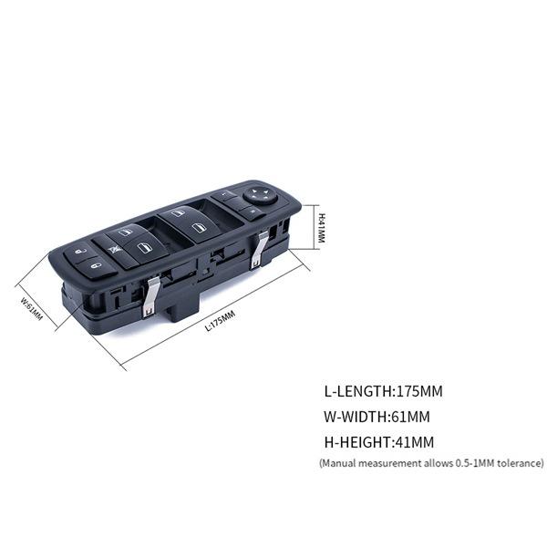 68039999AC Главный выключатель стеклоподъемников для Dodge Grand Caravan 2008-2010 None