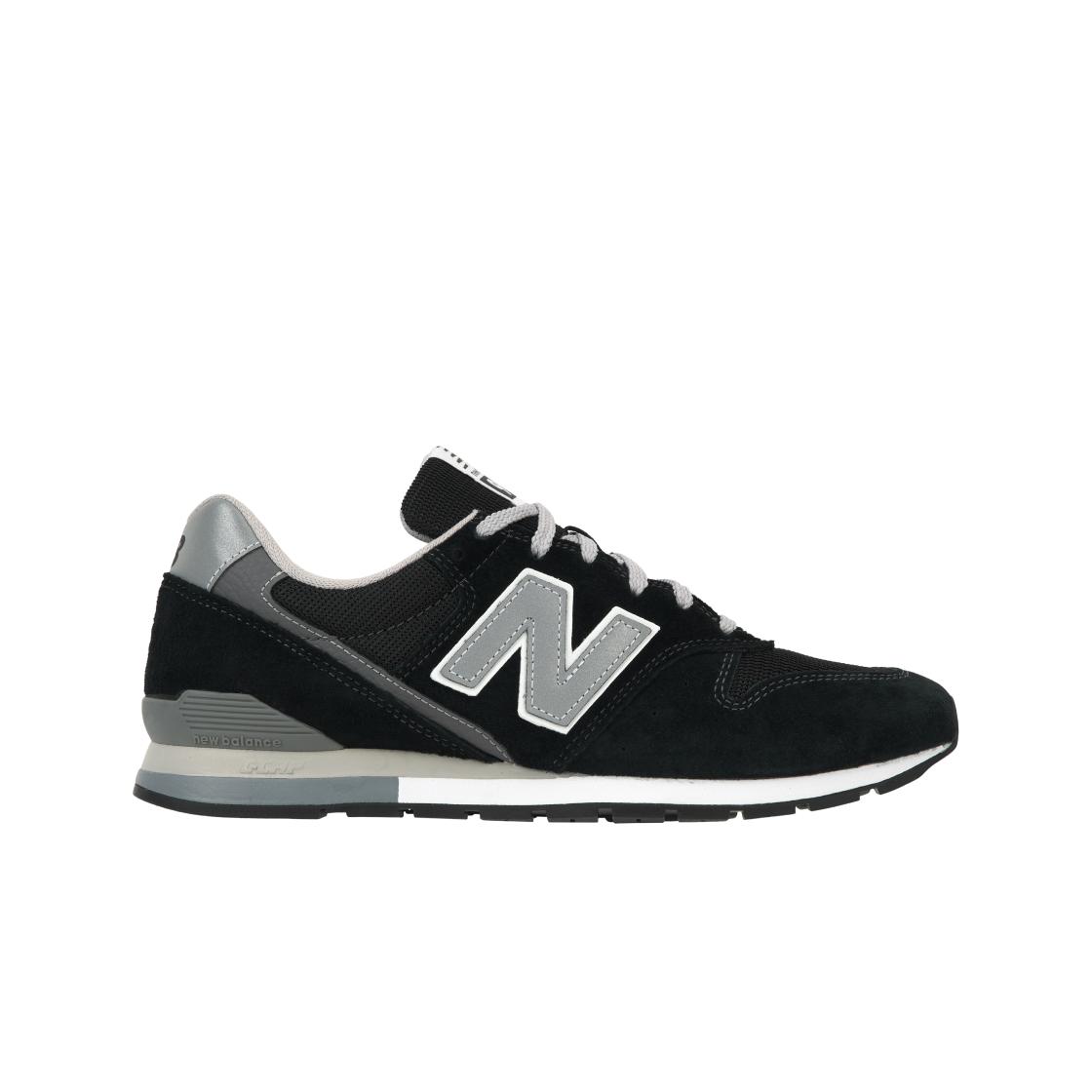 New Balance 996 Essential Pack Черные кроссовки унисекс Серебристо-белые CM996BK2 42