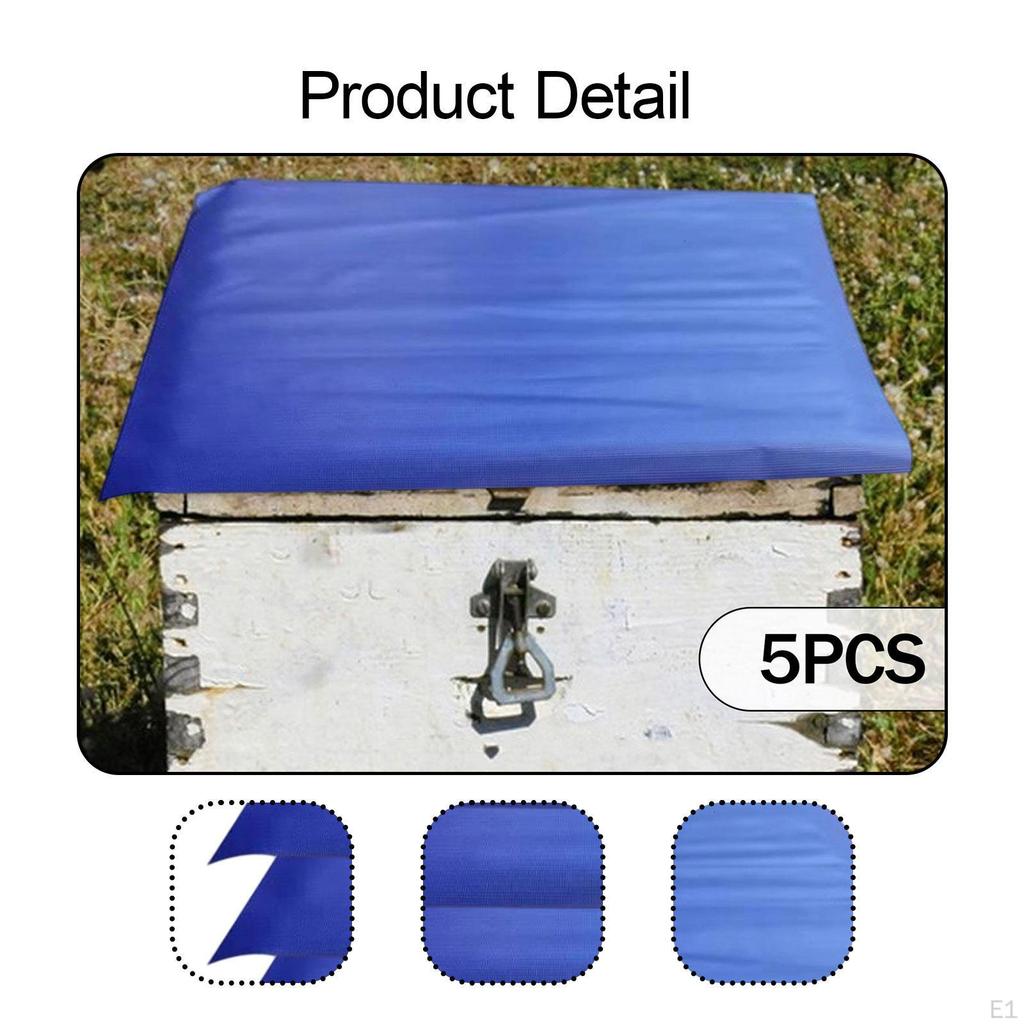 5 Pack Bee Rain Protection 50x60 Cm for Beekeeping