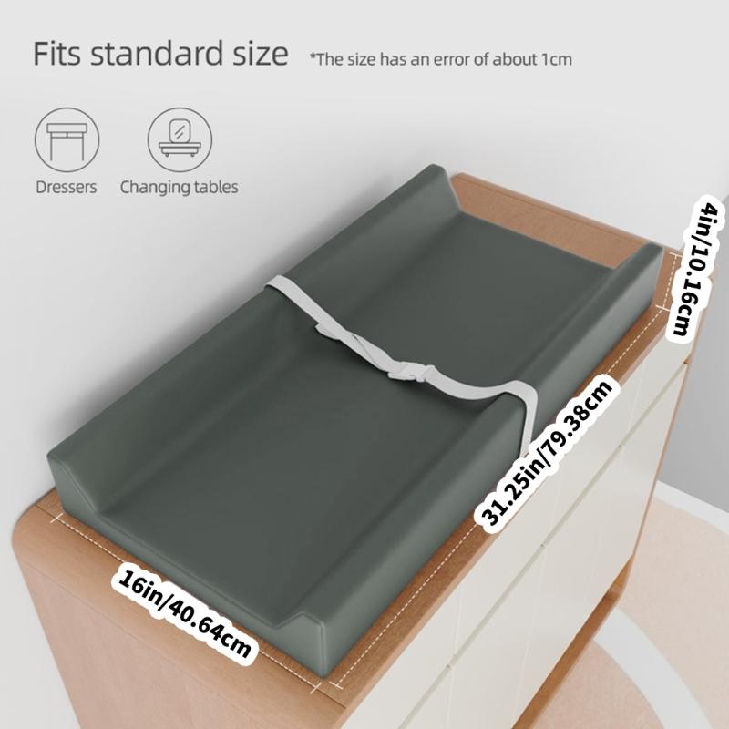 Infant Diaper Changing Pad Comfortable Mat Nonslip Design Changing Table Mat for Standard Size Changing Tables
