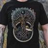 Yggdrasil T Shirt Vintage Breathable Stretched Homme Soft Versatile Stylish Graphic Unisex Top For Everyday Wear