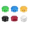Rebower Instant Game Buttons, Switching Game Mini Buttons for Arcade Games, 30mm, 6 Colors, 6 Pack