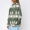 Women's Trendy Christmas Graphic Crewneck Sweatshirt Lightweight Casual Pullover Top for Holiday