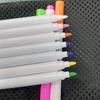 Seven-Color Erasable Liquid Chalk Pen for Luminous and Whiteboards - Reusable, Dustless, Fluorescent Writing Tool for Children.