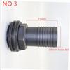 IBC Tank Outlet Adapter Fitting for Water Storage Tanks with Plastic Construction and Threaded Connection for Use