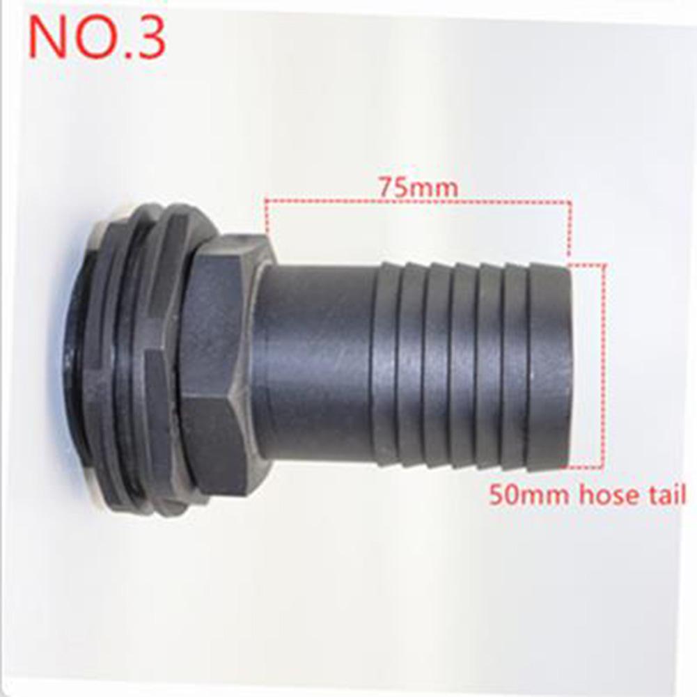 IBC Tank Outlet Adapter Fitting for Water Storage Tanks with Plastic Construction and Threaded Connection for Use
