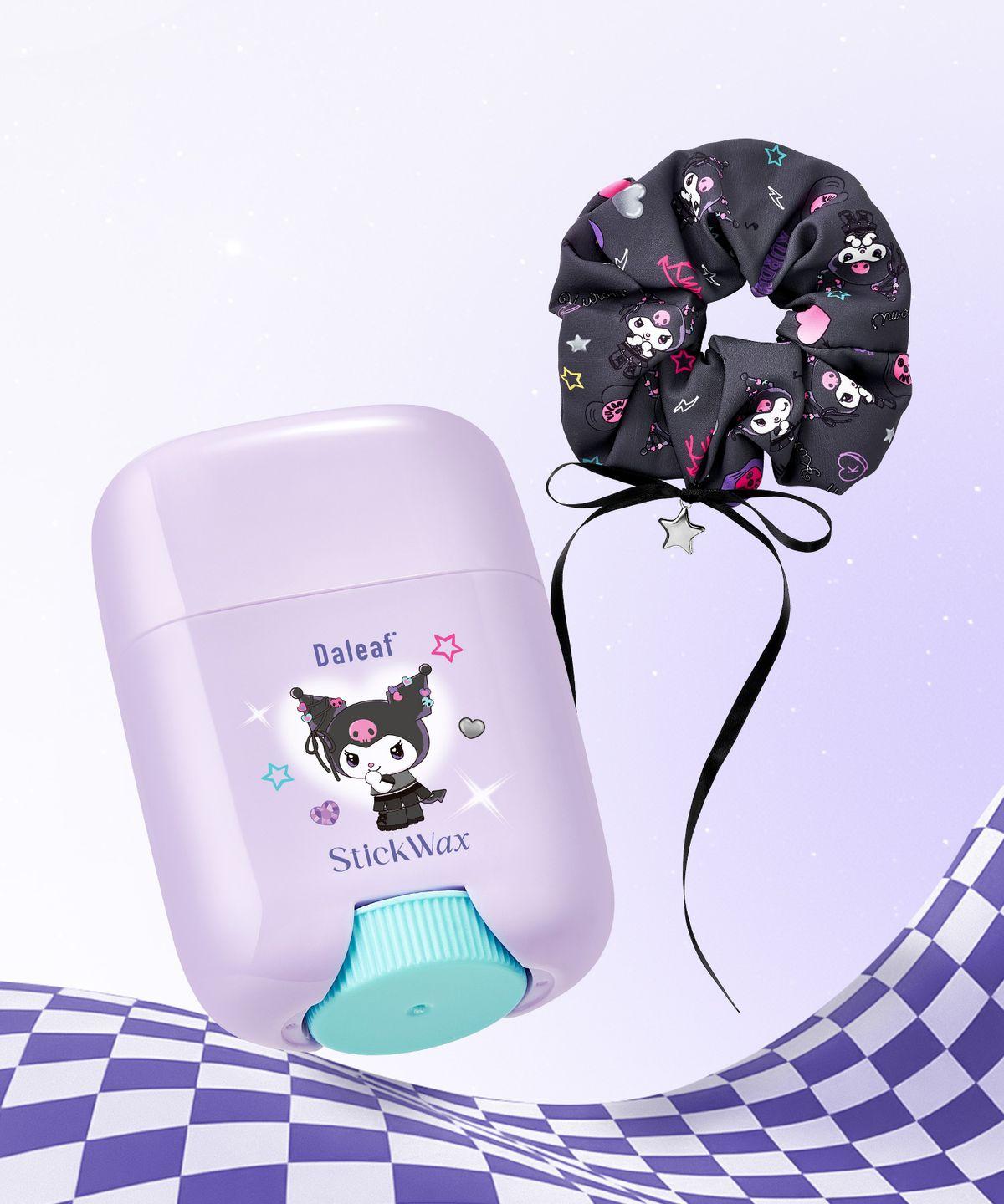 [Kuromi Edition] DALF Glam Stick Hair Wax 16g Limited Edition (+GWP Kuromi Scrunchie Gift)