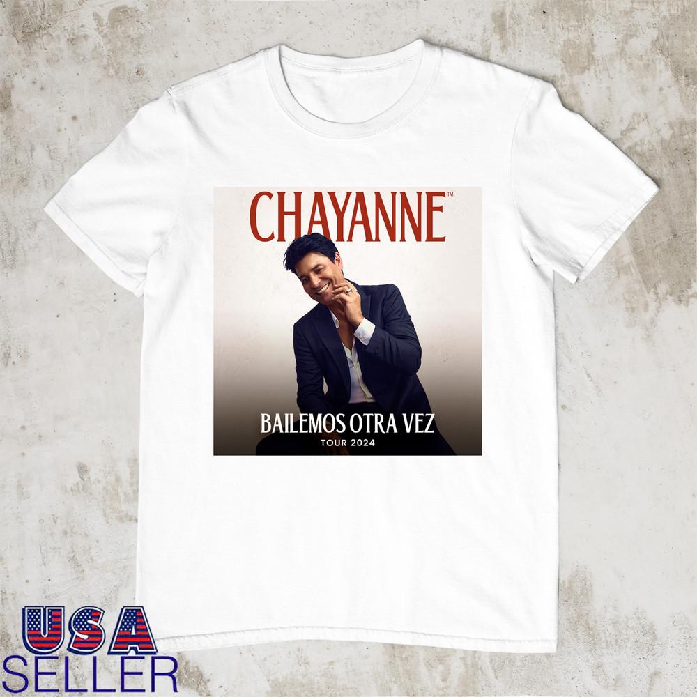 New Chayanne Bailemos Otra Vez 2024 Tour T Shirt All Size Unisex T-Shirt XXL