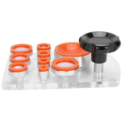 Suction Back Case Opener with 8pcs Dies Professional Watch Cover Opening Tool for Watchmaker