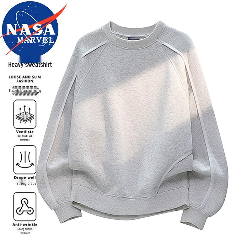 NASA MARVEL Men's Long Sleeve Round Neck Sweatshirt