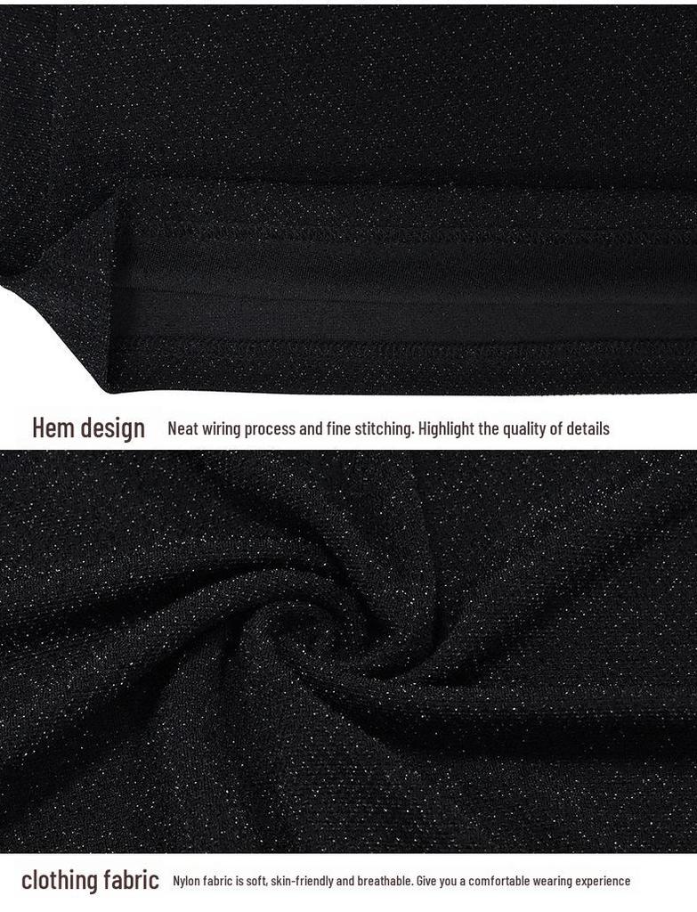 2024 Summer Chiffon Embroidered Dress: Mid-Length, Solid Color, Short-Sleeved, A-Line for Middle-Aged Women