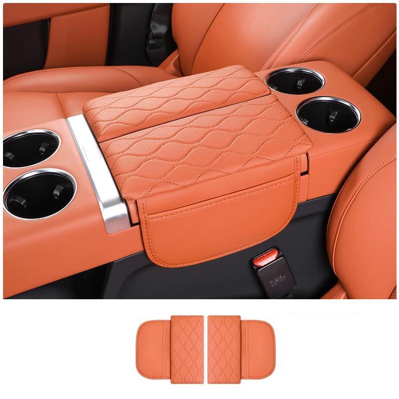 

Чехол для подлокотника автомобиля, подушка, чехол для подлокотника, защита от грязи для Li Lixiang L6 L7 L8 L9 2024 2024 2024 Styling Interior Accessorie оранжевый