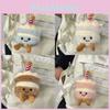 Adorable Realistic Cake Plush Keychain Birthday Gift Stuffed Toy For Kids And Adults