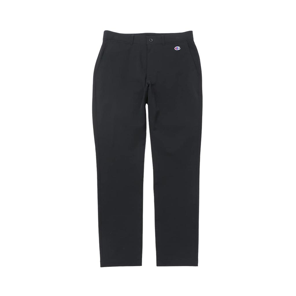Champion Water One Point Long Black C3-YG207 Pants, Stretch, Thermal, Repellent, Windproof, Logo, Pants, Men's Golf,