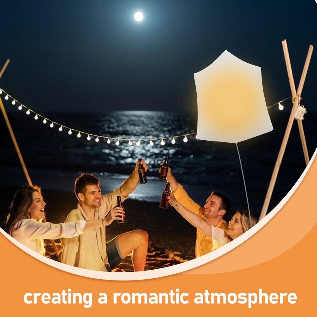 5 st uppblåsbara dekorativa önskelampor ballonger Långvariga flytande dekorativa lampor Uppblåsbara himmelslyktor Ballongfestdekoration