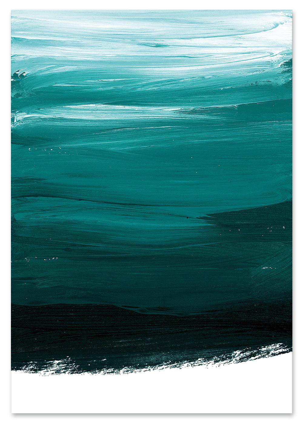 

Plakat abstrakcja mazy farbą 30x40 cm