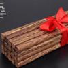 Non-slip Solid Red Sandalwood Chopsticks: Unpainted, Unwaxed, Deformable & High Temperature Resistant