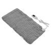Electric Heating Pad Home Adjustable Neck Shoulder Soreness Relief Heated Pad Silver Gray 29.9 X 15.7 Inch EU Plug