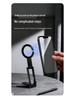 Portable Magnetic Aluminum Phone Holder & Tripod Stand for Live Streaming and Selfies