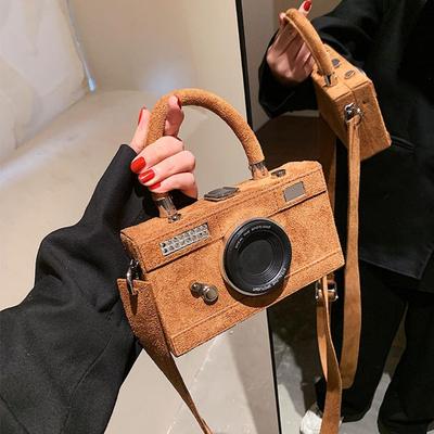 Women Personalized Fashion Camera Shape Clutch Ladies Casual Mini Crossbody Bag Small Shoulder Bag Purse