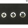 Stainless Steel M4 Retaining Circlip Set with Flat Washer & Bearing Clip