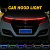 1 Stück Dynamischer Meteor LED Auto Motorhaubenlichter Streifen Universal Motorhaube Führungs-Dekorlichtleiste Auto Scheinwerfer Auto Fahrlicht