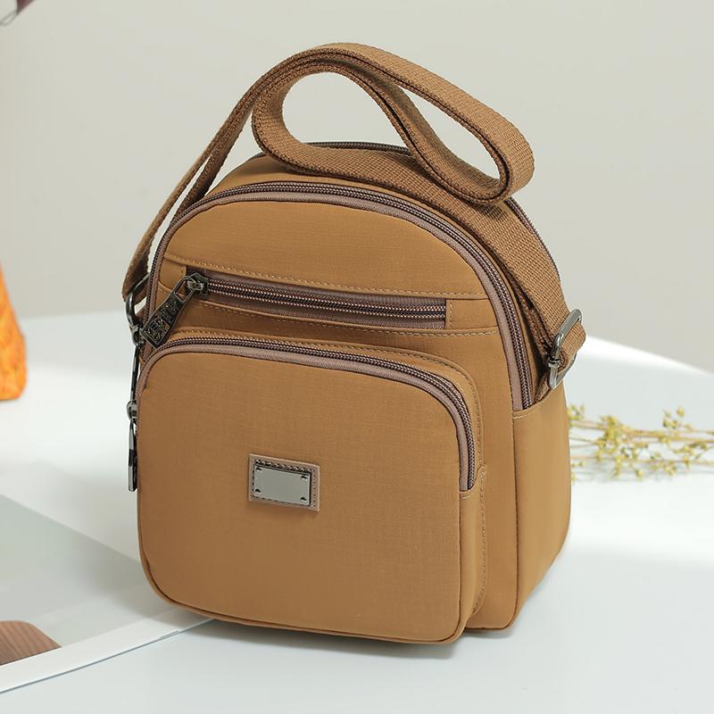 Multi-Layer Water-Repellent Crossbody Bag Women's Mini Shoulder Bag Mother Bag