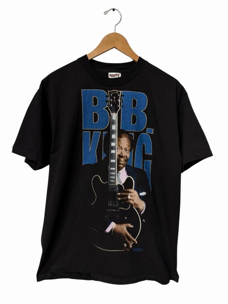 

Vintage 90s BB King 1998 Blues Music Brown T Shirt Large Single Stitch USA Unisex T-Shirt XL