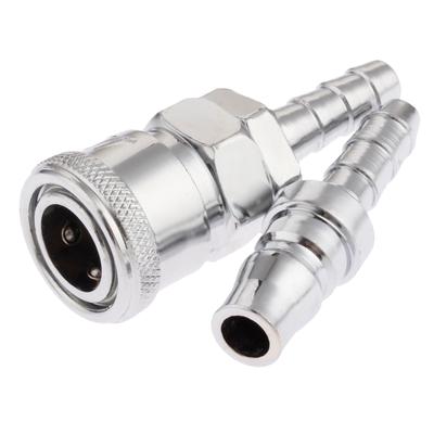 2 gab. Dzelzs pneimatiskā savienojuma gaisa līnijas šļūtenes kompresora savienotājs ātrās atvienošanas savienotāja gaisa līnijas piederumi 8 mm šļūtenei SH20 PH20