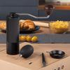Manual Coffee Grinder with Ceramic Burr, Adjustable Hand Coffee Bean Grinder, Portable Stainless Steel Coffee Mill for Home, Office & Travel