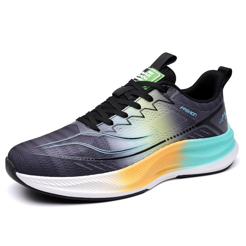 Men Breathable Mesh Running Shoes Fashion Sport Sneakers Sizes 38-45 for Walking Jogging Training Travel Commuting and Daily Wear