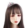 Gifts Children Crystal Crowns Rhinestone Hairpin Children Girls Hair Comb Princess Aisha Tiaras