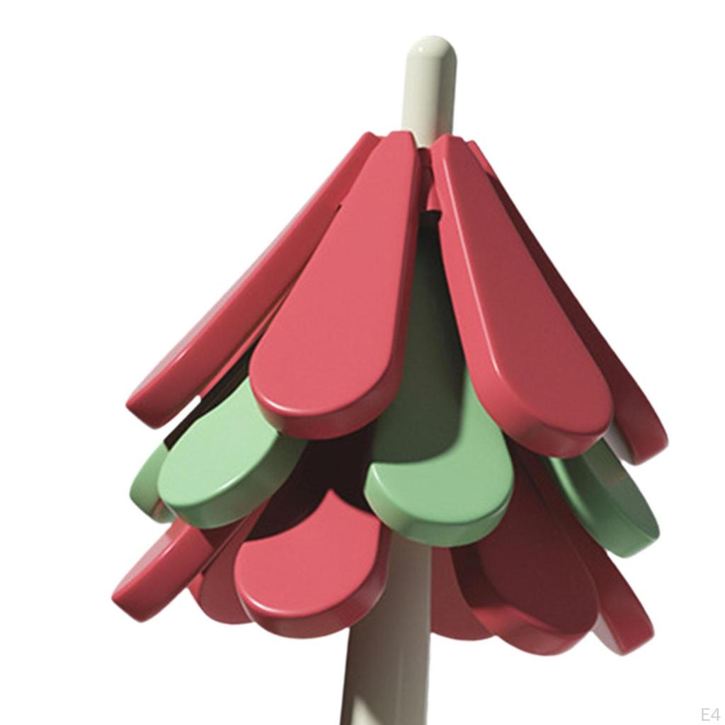 3 Pieces Folding Heat Insulation Pad Coaster Insulated Pot Holder for Utensils