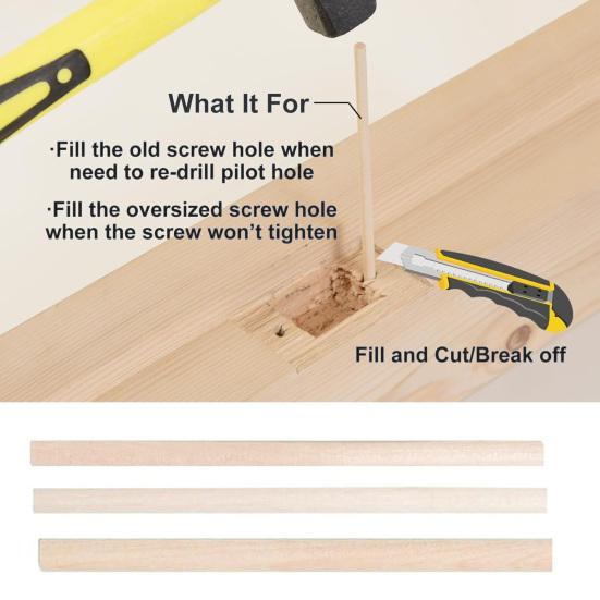 Door Lock Strike Plate with Spacer Shim Wood Dowels Strips Stainless Steel Door Strikes Latch Restorer Kit Universal Security Striker