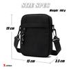 Cross Sacoche Small Vertical Mini Shoulder Bag Lightweight Military Camouflage One Shoulder Bag One Shoulder Outdoor Zipper Simple Cool Stylish Street
