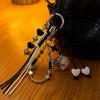 Geflochtenes Seil Schlüsselanhänger Taschenanhänger Handtasche Hängendes Ornament Taschenzubehör Rucksack Anhänger für Damen Mädchen Geschenke