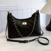 Niche Design Diamond Chain Single Shoulder Underarm Tote Bag Trendy High Value Commuter Messenger Bag
