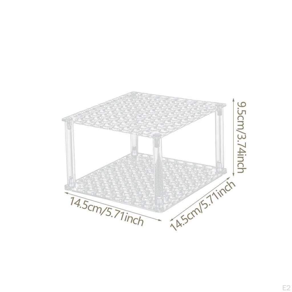 Acrylic Holder for Makeup Brushes And Paints 96 Slots Traditional Chinese Hairpins Display Stand