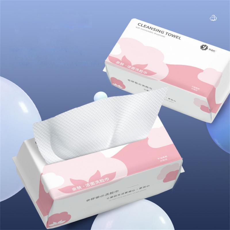 Soft Towel Thickened Cosmetic Cleanser Pearl Pattern Facial Washing Scarf Wash Towel Disposable Face Wash Cotton
