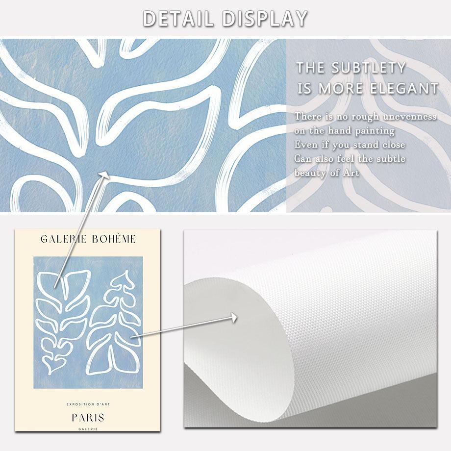 Abstract Fresh Flower Market Paris Plant Leaf Boho Nordic Posters And Prints Wall Art Canvas Painting Pictures Living Room Decor