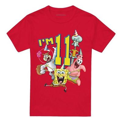 SpongeBob Schwammkopf Unisex Erwachsenen Ich bin 11 T-Shirt