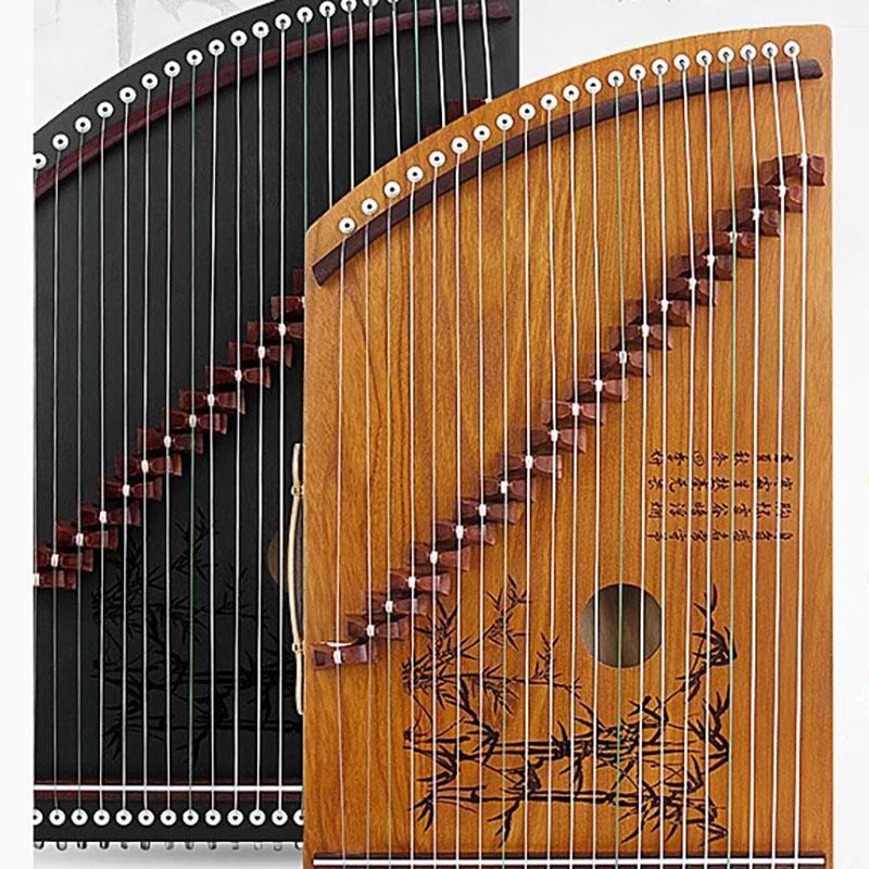 21-string Small Guzheng Finger Exerciser Portable And Professional Guzheng for Kids Beginner Traditional Musical Instrument