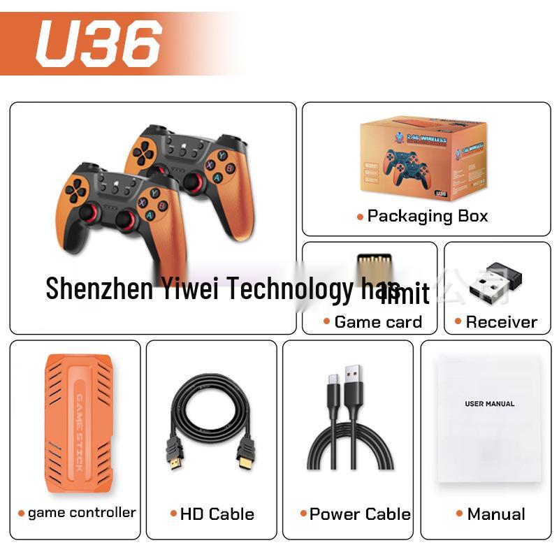 U36 Wireless Retro HD TV Game Console with PSP X2 Pro