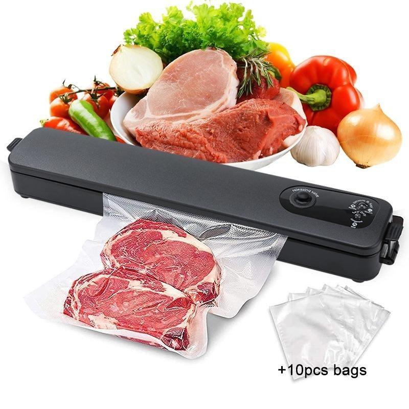 Household Vacuum Packaging Fully Automatic Vacuum Mini Small Plastic Sealer Machine Heat Sealer Film Portable Food Packet Organizer Kitchen Tool