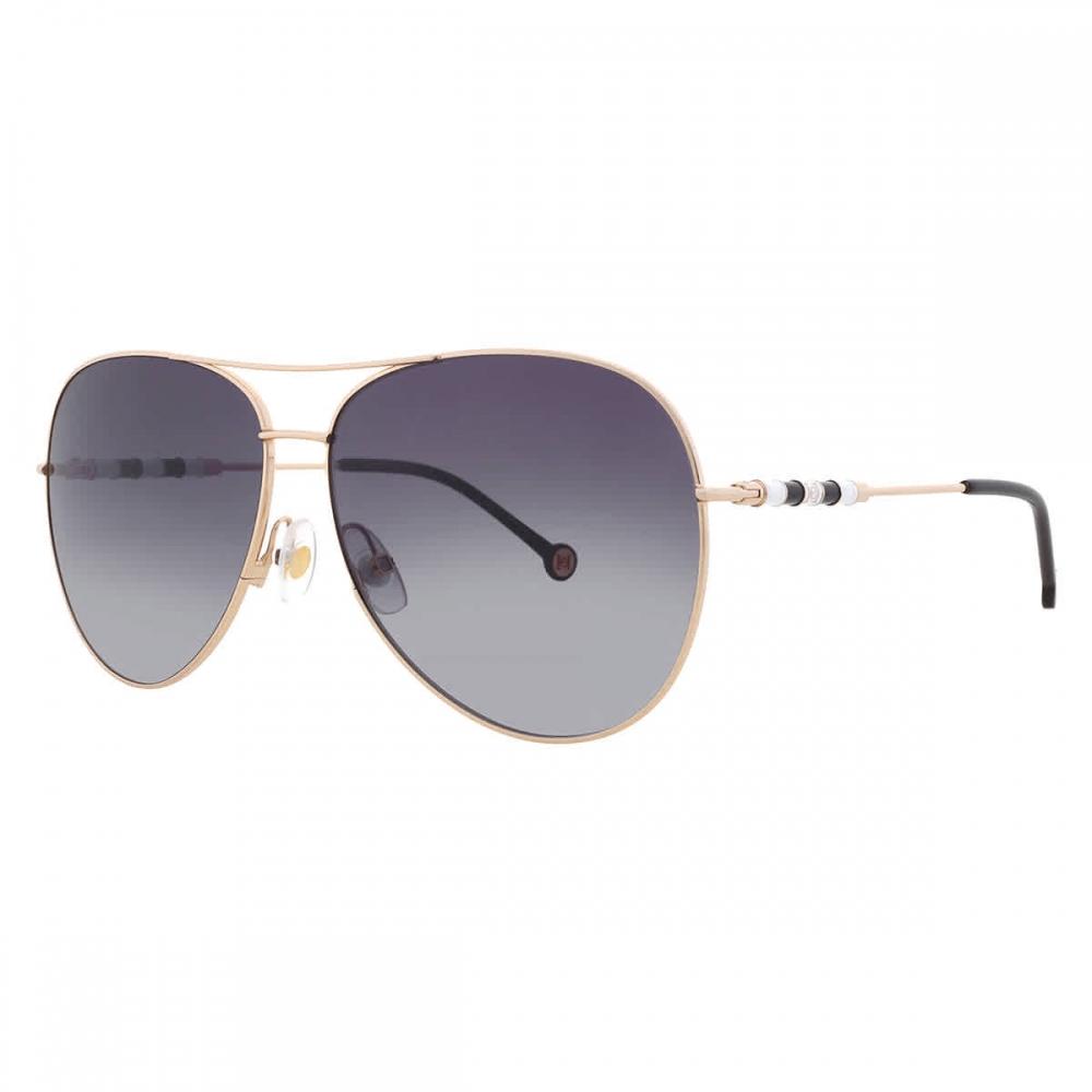 Carolina Herrera Grau Schattiert Pilot Damen Sonnenbrille Ch 0034 S 0j5g 9o 64 Multi
