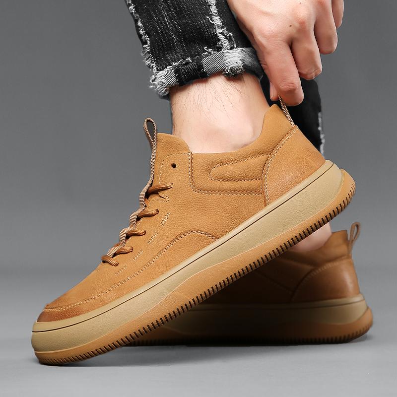 Fashion Luxury Brand Designer Italian Men's Shoes Genuine Leather Handmade Business Casual Shoes High Quality Breathable Sneaker