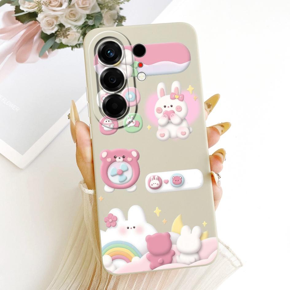 Für Tecno Camon 50 4G CN5 Hülle Camon 50 Pro 4G CN5c Abdeckung Niedliche Cartoon Weiche Silikonhülle Für Tecno Camon 50 Pro 5G CN7c Stoßfänger