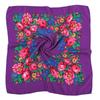 70*70cm Russian Style Floral Print Square Scarf